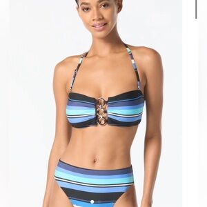 Michael Michael Kors Striped Bikini Set